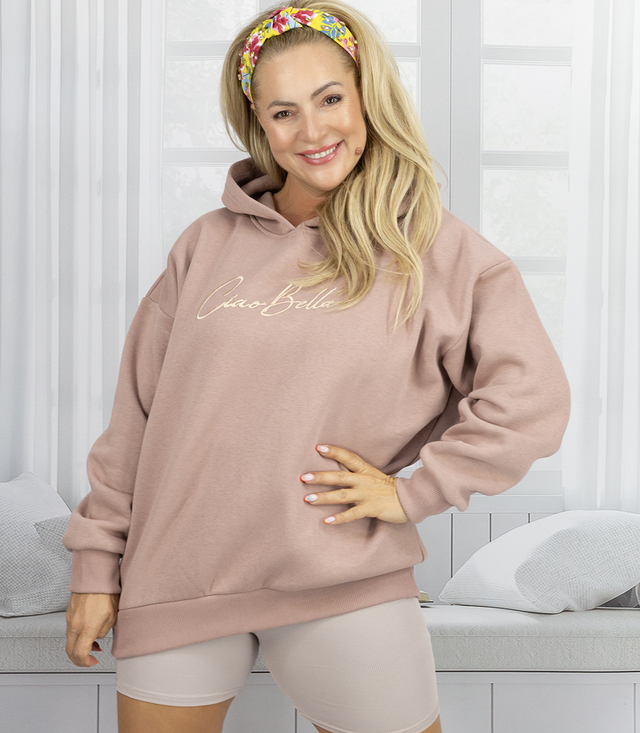 Women's warm hoodie CIAO BELLA