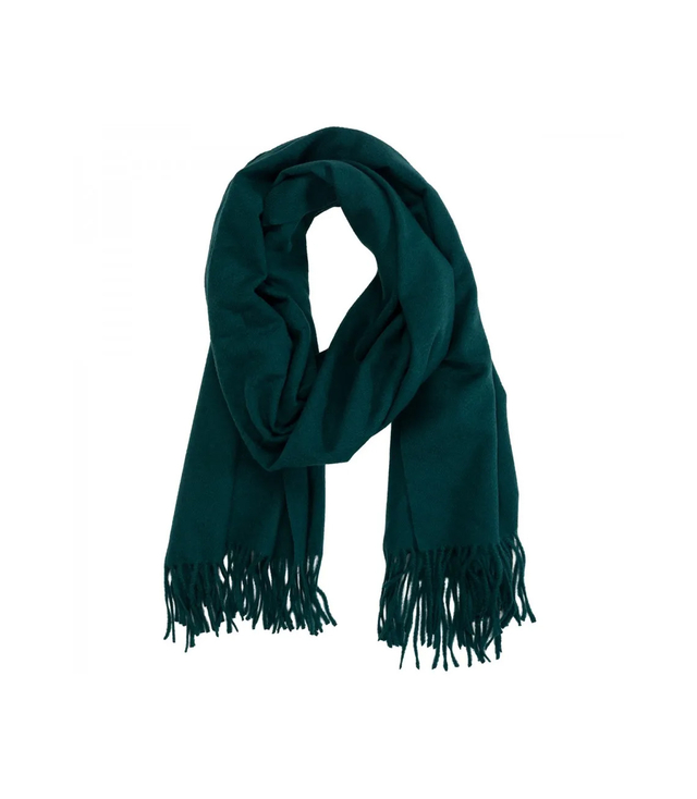 Scarf Thick scarf tassels single color warm soft 200x70 cm