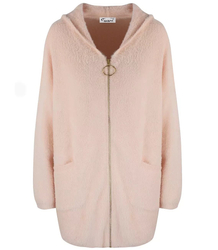 Warm coat ALPAKA Cardigan teddy bear nice cozy ELA