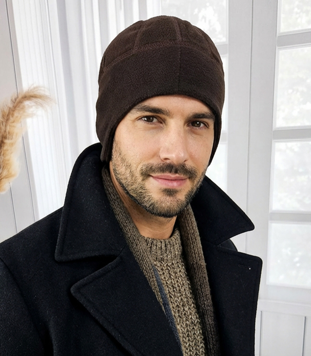 Men's BASIC stylish fleece cap