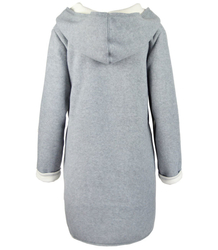 Women's warm parka fleece hoodie