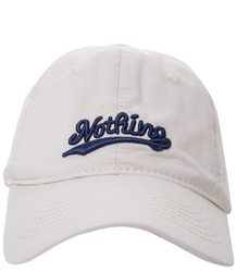 Unisex baseball cap with NOTHING embroidery