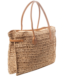 Large summer bag handbag braided simple shopper bag