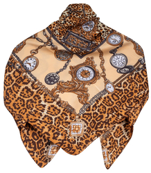 Sling delicate elegant scarf print