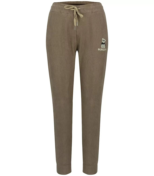 Ribbed sweatpants with teddy bear MELA