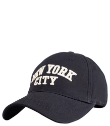 A baseball cap decorated with the inscription NEW YORK CITY