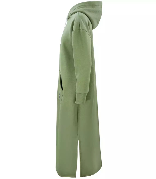 Long sweatshirt oversized tracksuit dress