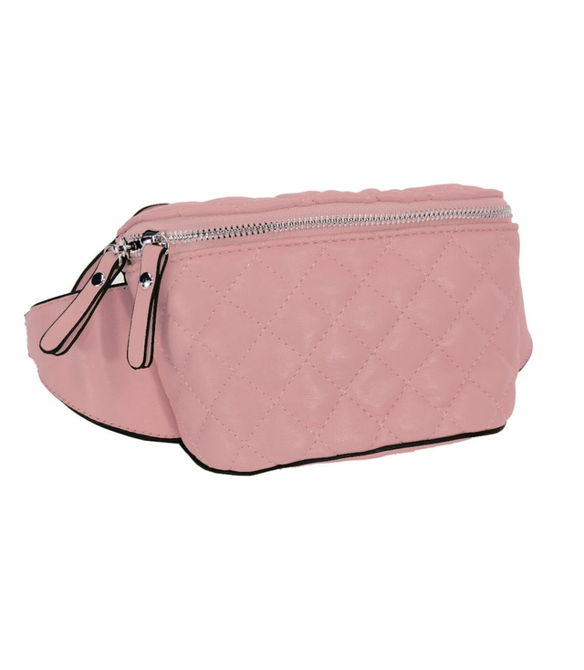 Fashionable quilted waist bag