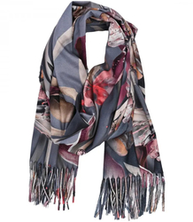 Scarf Scarf tassel warm butterflies soft smooth 180x70 cm