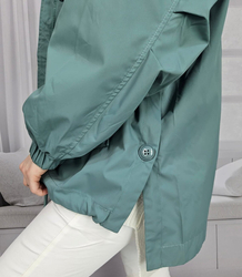 Short transitional oversize rain jacket ELENA