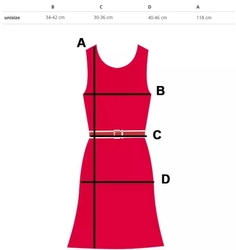 Gładki przewiewny kombinezon pasek REBEKA