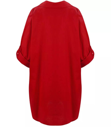 Long shirt Basic cotton shirt dress
