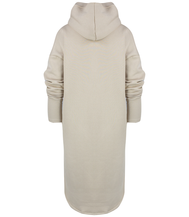 Women's long hooded sweatshirt Zipper Warm MIRABELL