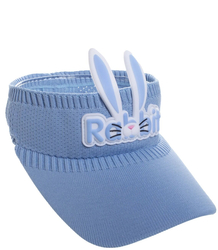 Children's visor with bunny and ears