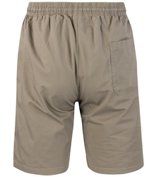 Men's single color cotton shorts with pockets