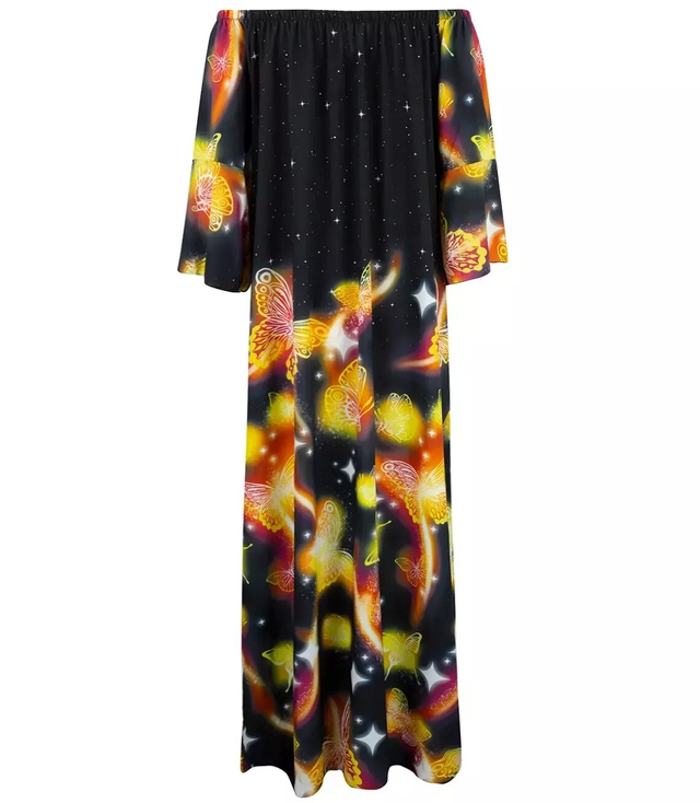 Maxi long Spanish dress BOHO HIPPIE