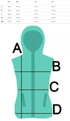 Women's Long Sleeveless Vest Pockets