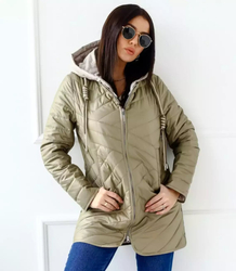 Women's transitional spring quilted jacket LAURA