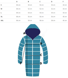 Long jacket with quilting and side slits ROMA