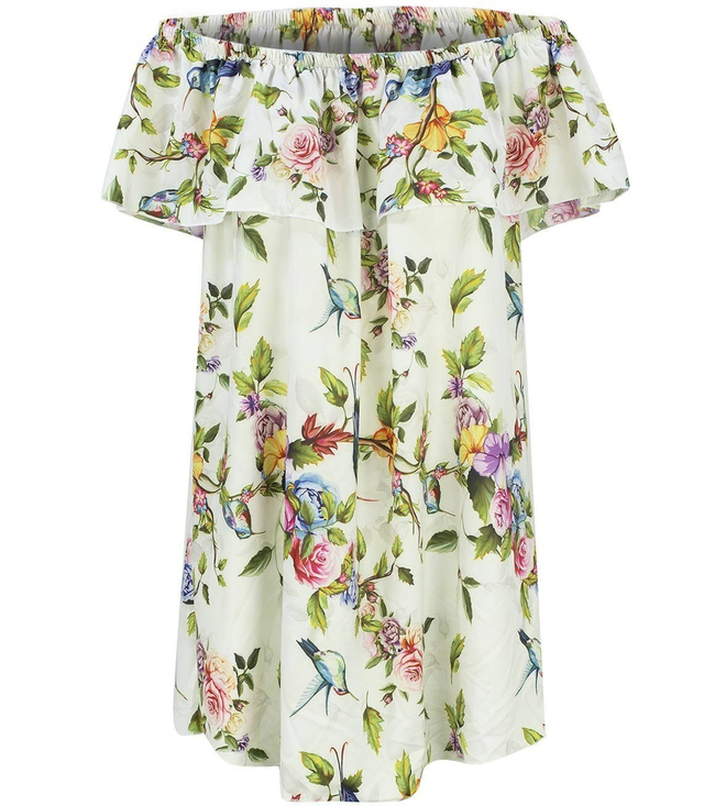 SEXI Dress Tunic SPANISH with a frill