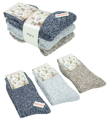 Uniwersalne ciepłe skarpety skarpetki wełniane wełna 3-pak