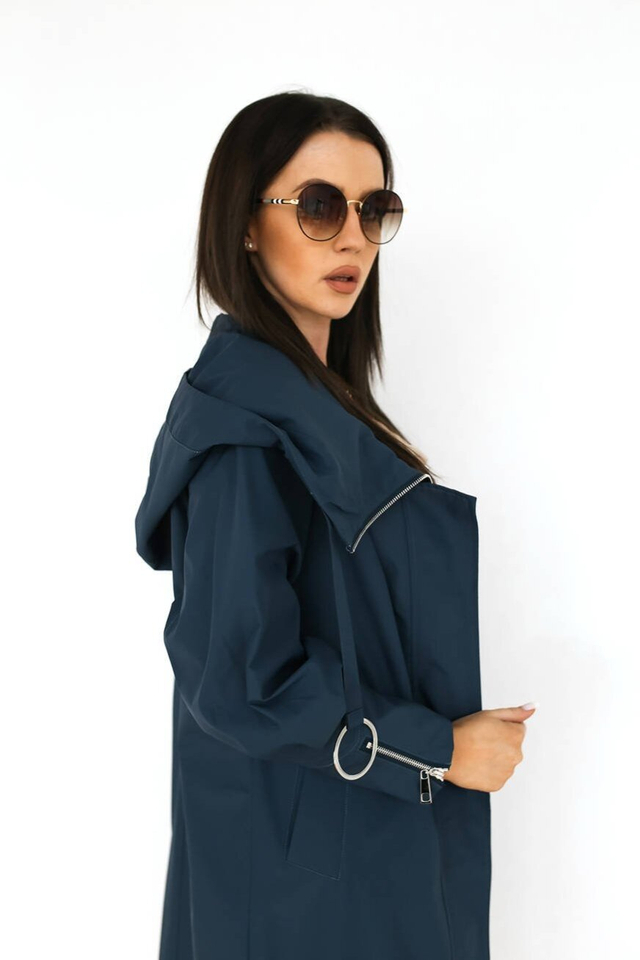 Women's transitional oversize hood coat