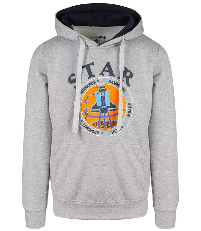 Hoodie with STAR kangaroo print