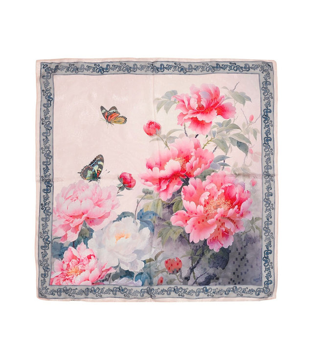 Elegant women's scarf with an insane 70x70 pattern