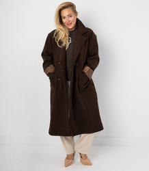 Women's long loose oversized coat CINDY