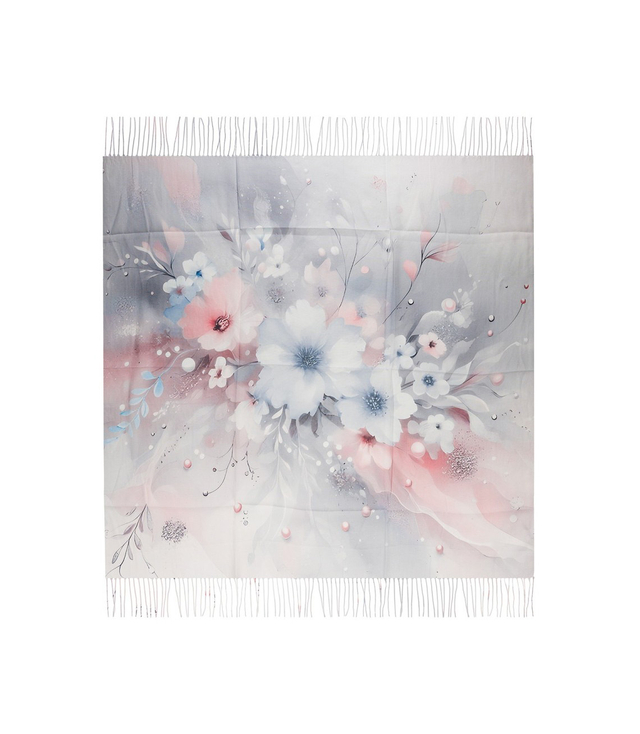 Women's floral pattern scarf 180x70