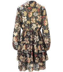 Zwiewna sukienka z falbankami MINI print