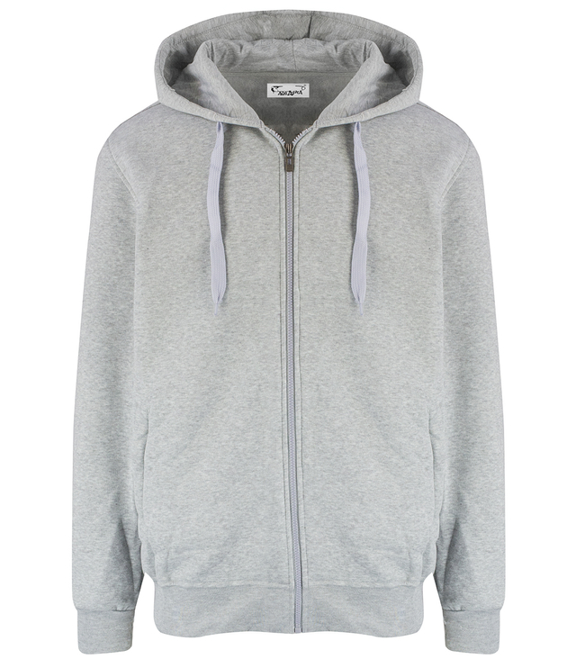 Men's warm, thick sweatshirt with a hood