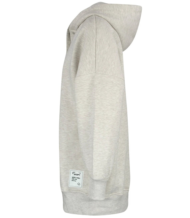 Warm, smooth oversize hooded sweatshirt JANET