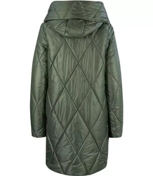 Long winter quilted shiny JACKET