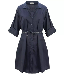 Long shirt Basic cotton shirt dress
