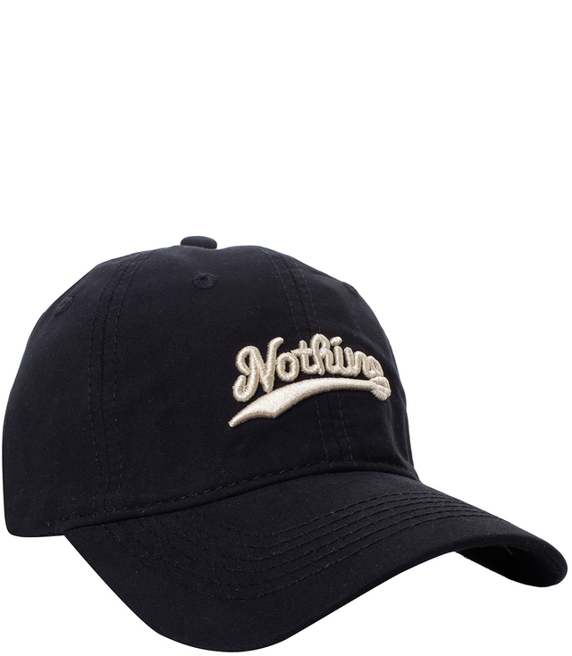 Unisex baseball cap with NOTHING embroidery