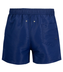 One-color swim shorts with contrasting string