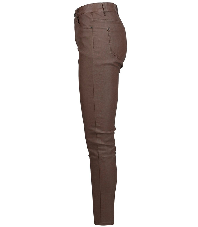 Women's PUSH-UP waxed skinny fit pants ADELA