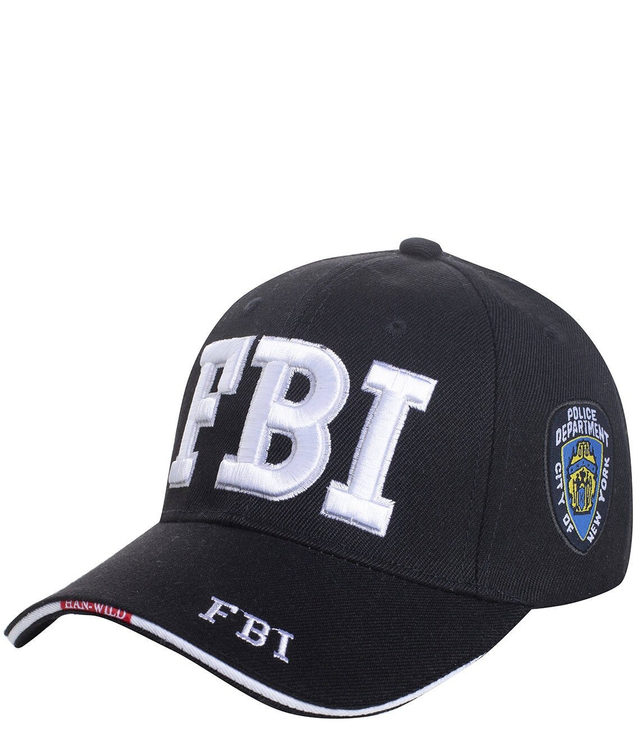 Bejsbolówka czapka z daszkiem FBI UNISEX