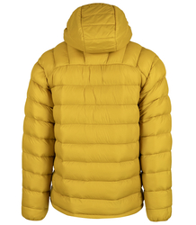 Men's winter quilted jacket with hood 