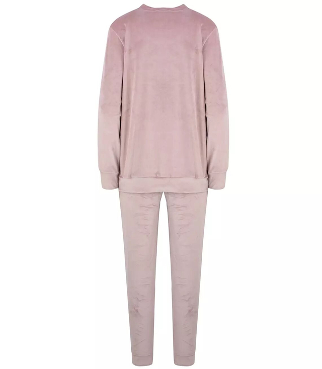 Dres spodnie bluza komplet welurowy MALWINA