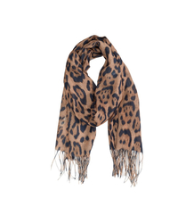 Women's scarf with leopard fashion pattern 180x70
