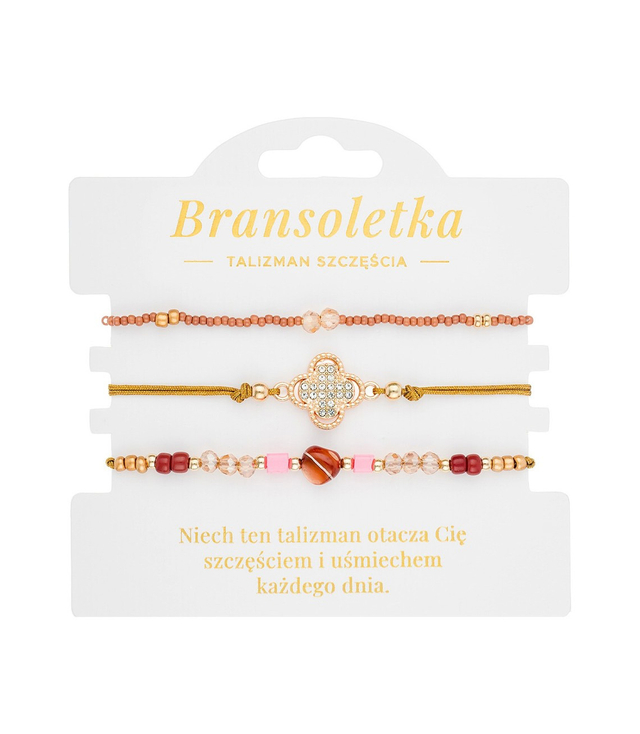 Bransoletki 3w1 TALIZMAN SZCZĘŚCIA z zawieszką