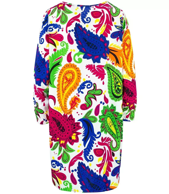 Summer dress loose tunic colorful patterns