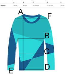 Long warm striped sweater IZA