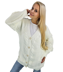 Warm, fashionable, loose women's sweater MATYLDA