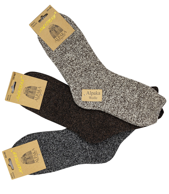 Warm socks, men's woolen socks, wool comfortable, 3-pack