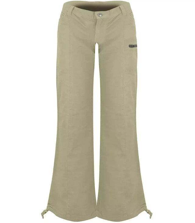 Women's cargo pants low waist wide leg