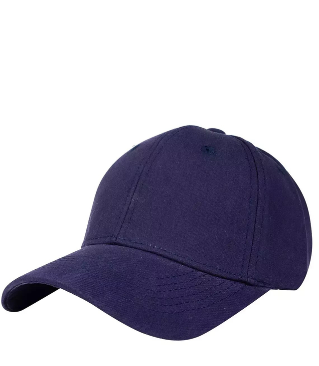 Jednokolorowa czapka z daszkiem