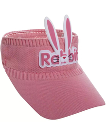 Children's visor with bunny and ears